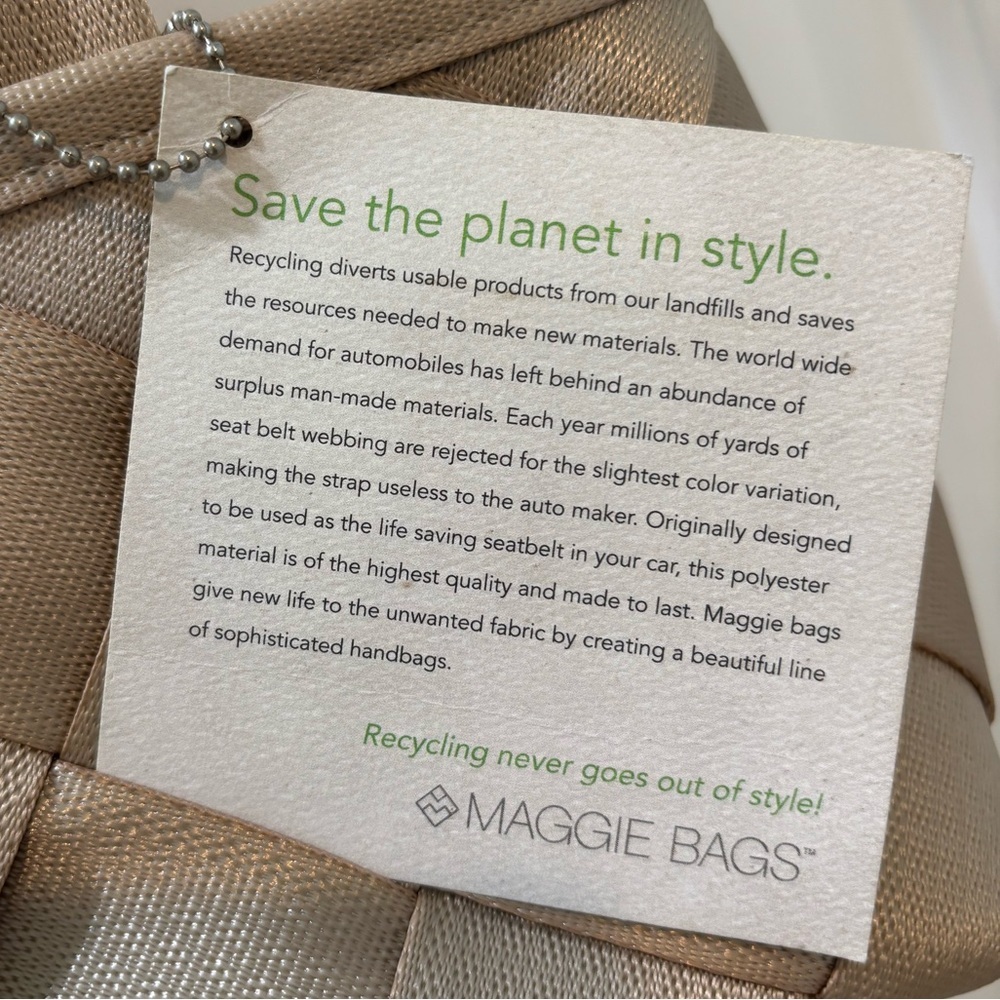 Maggie Bags Seat Belt Recycled Bag Shoulder Bag - Picture 5 of 5